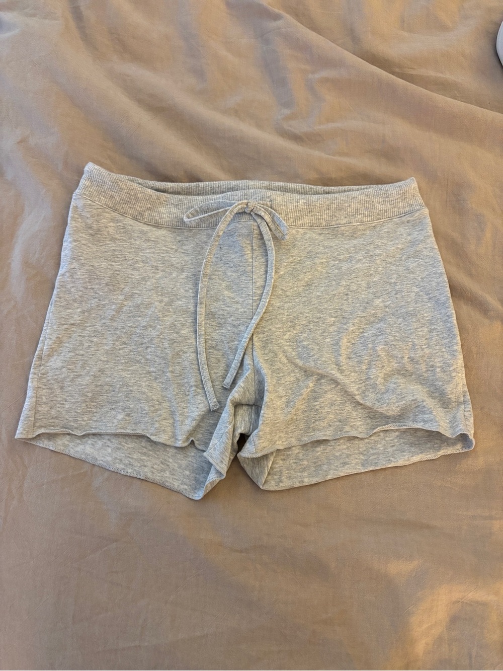 SKIMS cotton jersey gray shorts M